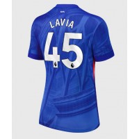 Stroje piłkarskie Chelsea Romeo Lavia #45 Koszulka Podstawowej dla damskie 2025-26 Krótki Rękaw